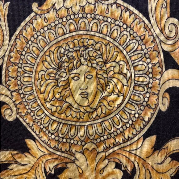 Versace Black and Gold Ornate Sweater - Picture 4 of 6